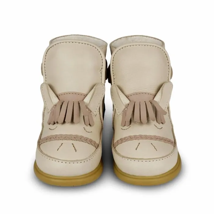 Donsje Amsterdam Toddler Shoes Baby Dubu Special Shoes Ivory Classic Leather