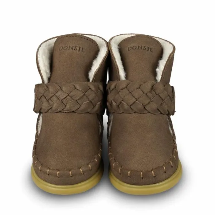 Donsje Amsterdam Toddler Shoes Baby Marcou Shoes Hazelnut Nubuck