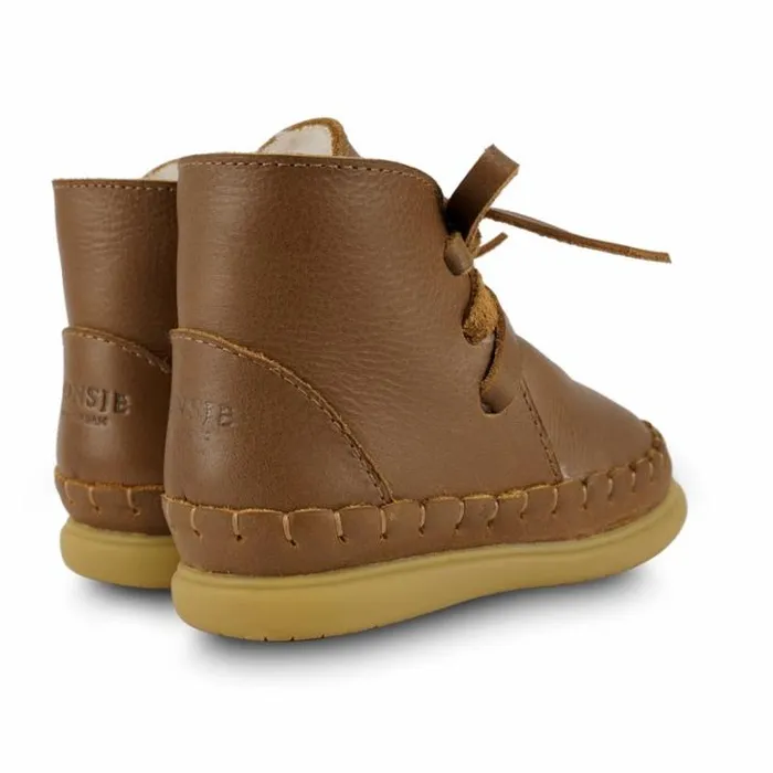Donsje Amsterdam Toddler Shoes Baby Wisi Classic Shoes Cognac Classic Leather