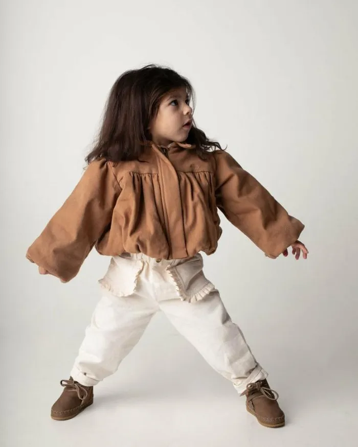 Donsje Amsterdam Toddler Shoes Baby Wisi Classic Shoes Cognac Classic Leather