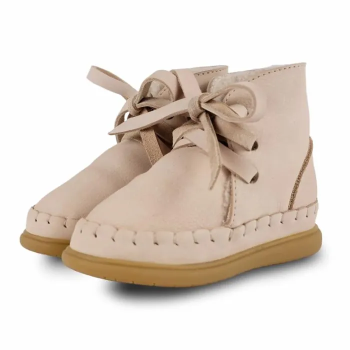 Donsje Amsterdam Toddler Shoes Baby Wisi Classic Shoes Powder Nubuck