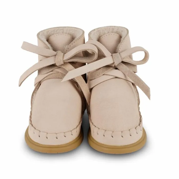 Donsje Amsterdam Toddler Shoes Baby Wisi Classic Shoes Powder Nubuck