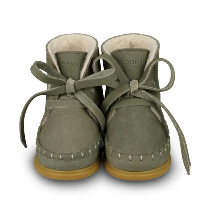 Donsje Amsterdam Toddler Shoes Baby Wisi Classic Shoes Stone Nubuck