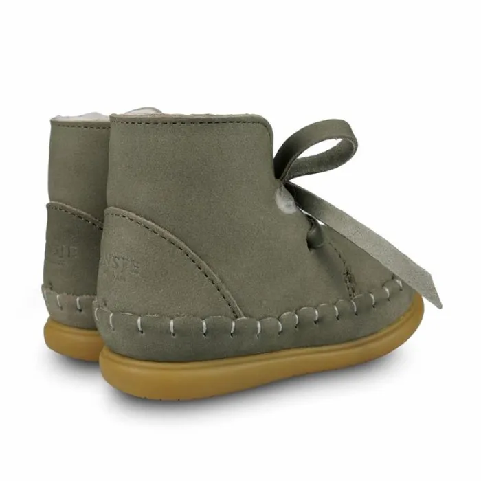 Donsje Amsterdam Toddler Shoes Baby Wisi Classic Shoes Stone Nubuck