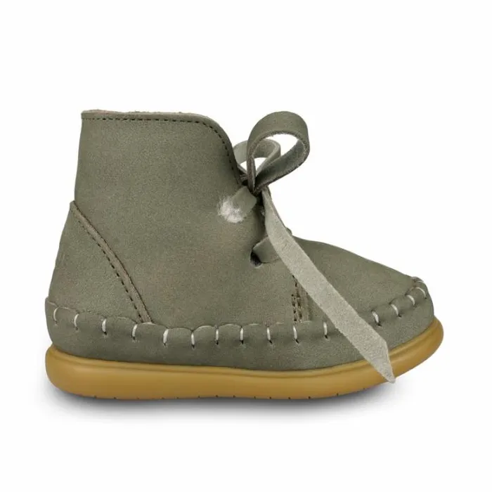 Donsje Amsterdam Toddler Shoes Baby Wisi Classic Shoes Stone Nubuck