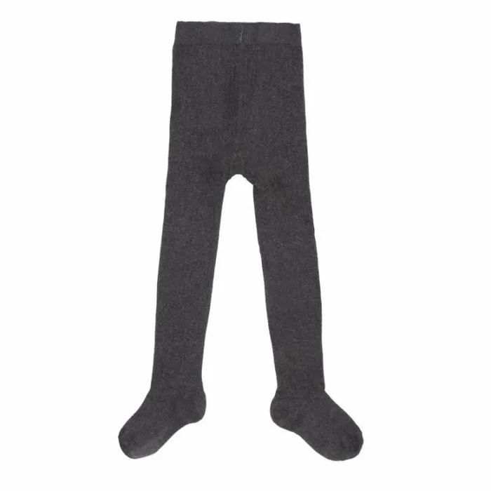Donsje Amsterdam Trousers and Leggings Baby Aly Tights Dark Grey Melange