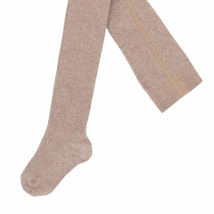 Donsje Amsterdam Trousers and Leggings Baby Aly Tights Hazelnut Melange Donsje Amsterdam Trousers and Leggings Baby Aly Tights Hazelnut Melange