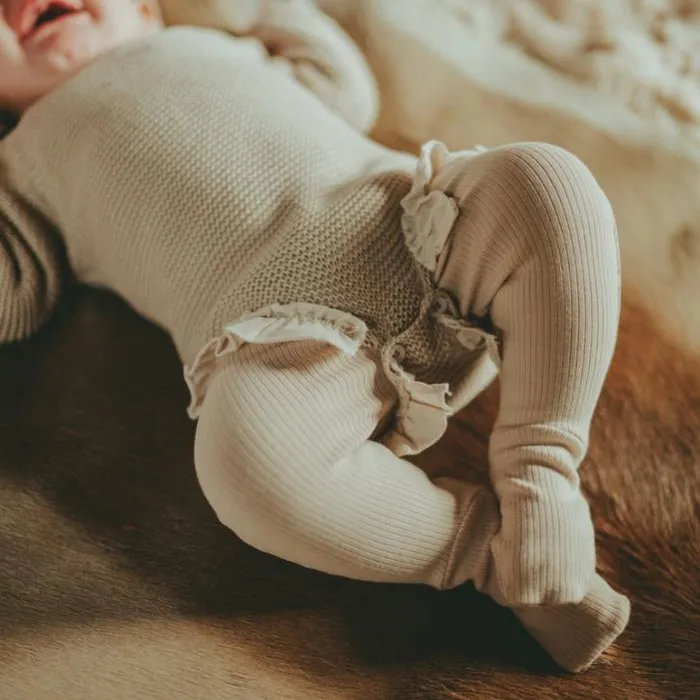 Donsje Amsterdam Trousers and Leggings Baby Crispin Leggings Macaroon
