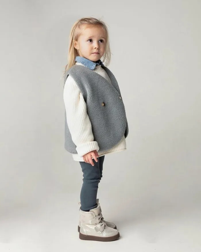 Donsje Amsterdam Trousers and Leggings Baby Ellie Leggings Stone Grey Donsje Amsterdam Trousers and Leggings Baby Ellie Leggings Stone Grey