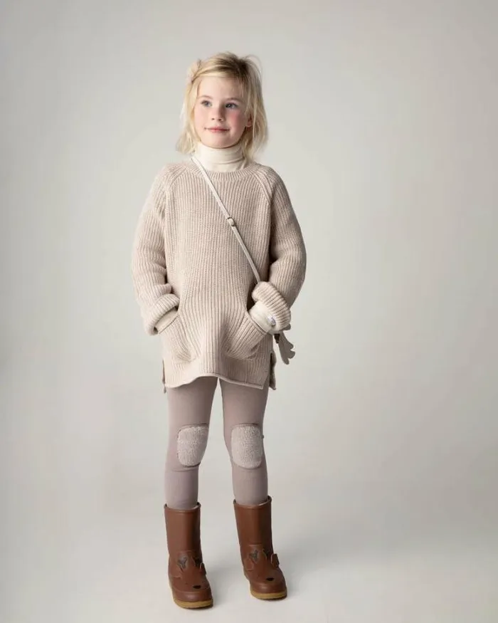 Donsje Amsterdam Trousers and Leggings Baby Keene Leggings Dark Taupe