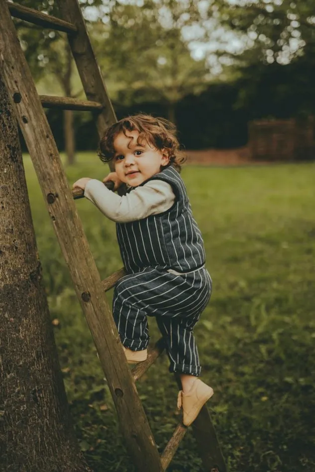 Donsje Amsterdam Trousers and Leggings Baby Mink Trousers Night Blue Melange
