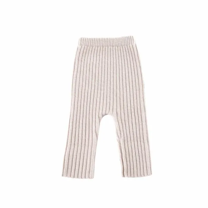 Donsje Amsterdam Trousers and Leggings Baby Olle Merino Wool Trousers Soft Blush