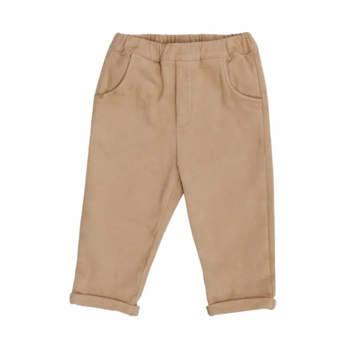 Donsje Amsterdam Trousers and Leggings Baby Qolb Trousers Soft Taupe