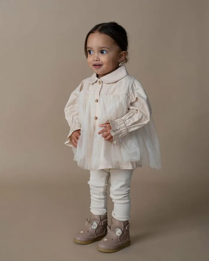Donsje Amsterdam Trousers and Leggings Girls Ellie Leggings Macaroon