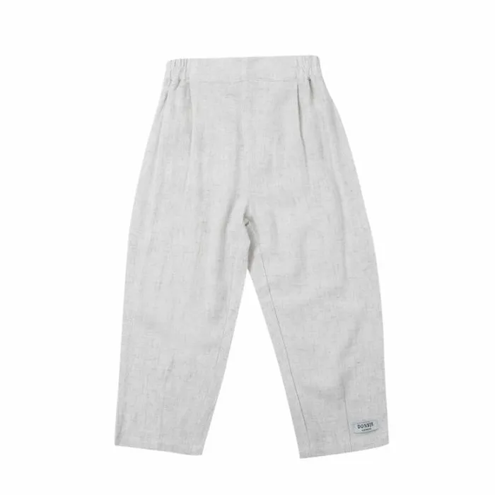 Donsje Amsterdam Trousers and Leggings Girls Lahn Trousers Nature Melange