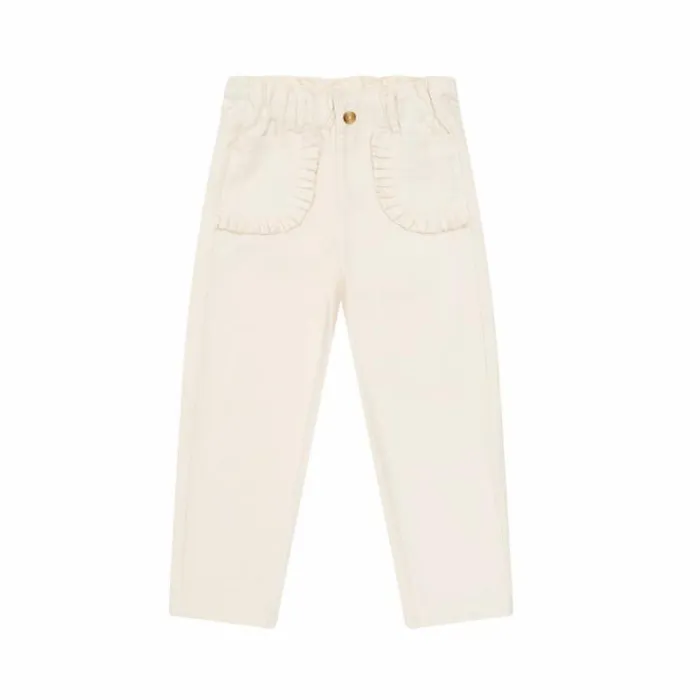 Donsje Amsterdam Trousers and Leggings Girls Phien Trousers Warm White