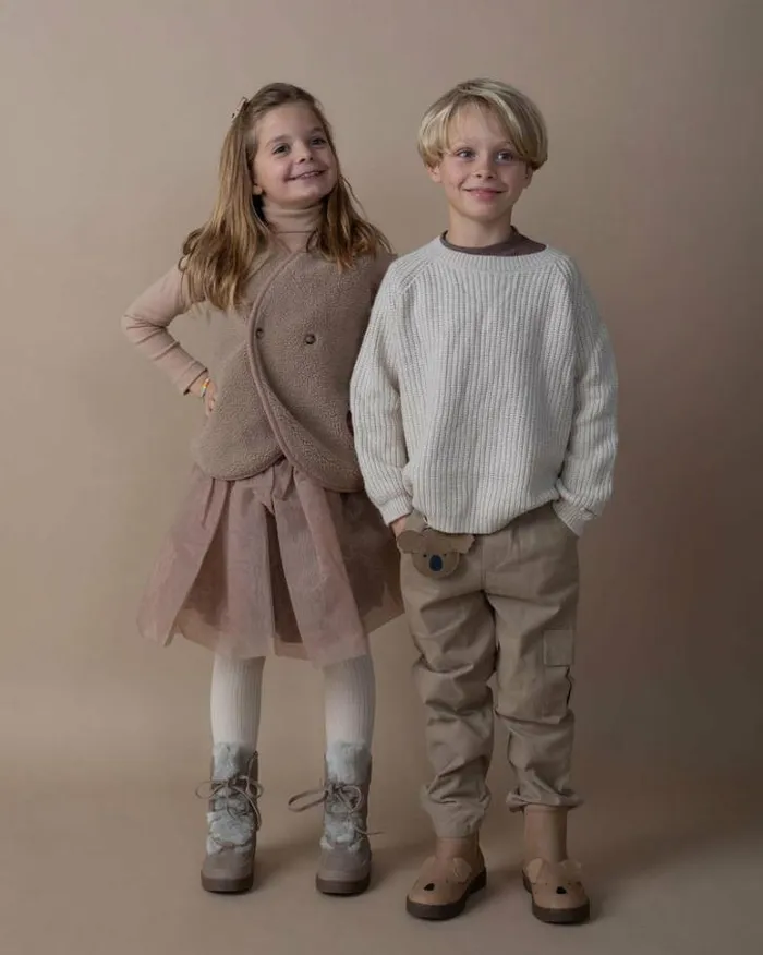 Donsje Amsterdam Trousers Boys Theoule Trousers Soft Sand
