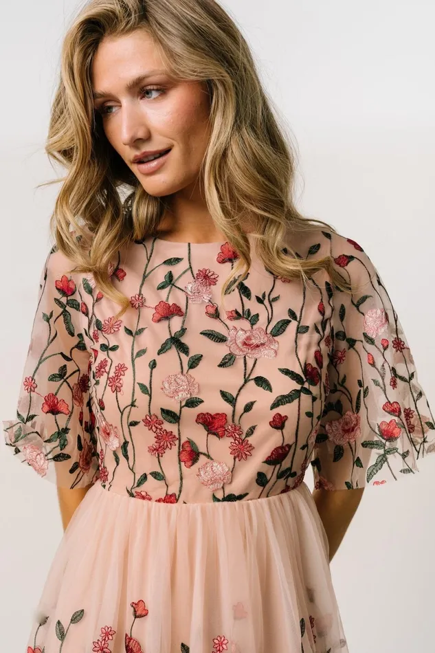 Duchess Tulle Dress Rose Garden Women Baltic Born Wedding Guest Duchess Tulle Dress Rose Garden Women Baltic Born Wedding Guest