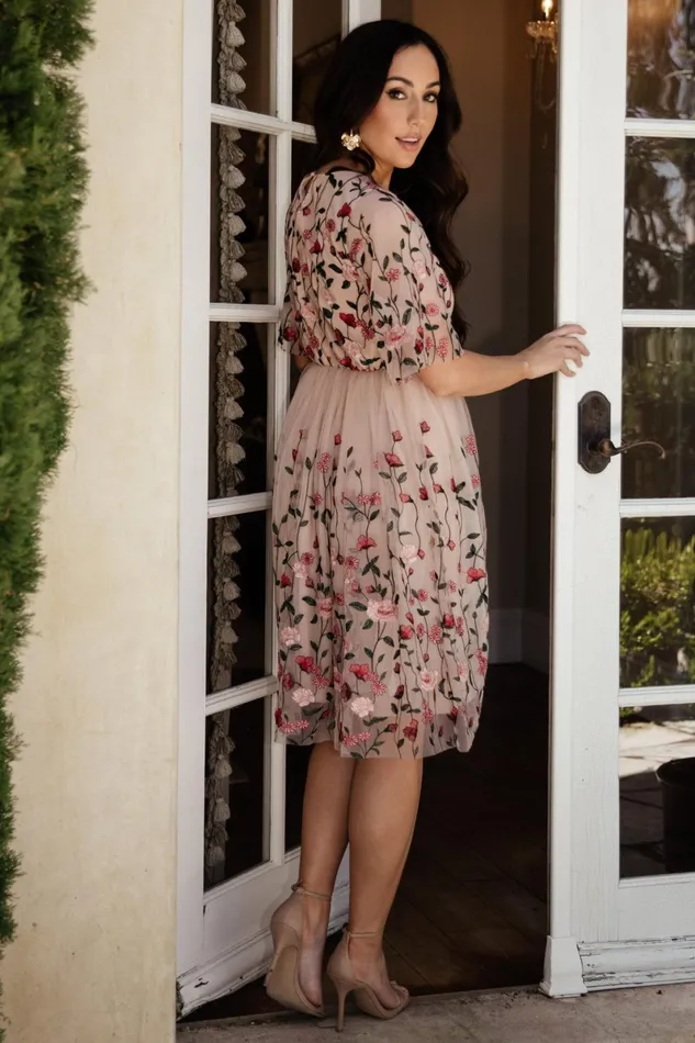 Duchess Tulle Dress Rose Garden Women Baltic Born Wedding Guest Duchess Tulle Dress Rose Garden Women Baltic Born Wedding Guest