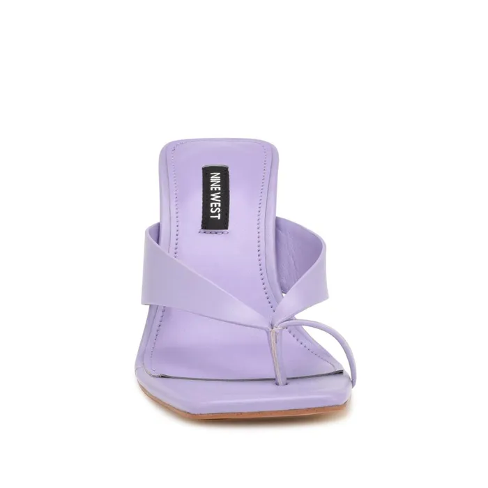 Durlife Heeled Thong Sandals Light Purple Women Nine West Mid Heels Durlife Heeled Thong Sandals Light Purple Women Nine West Mid Heels