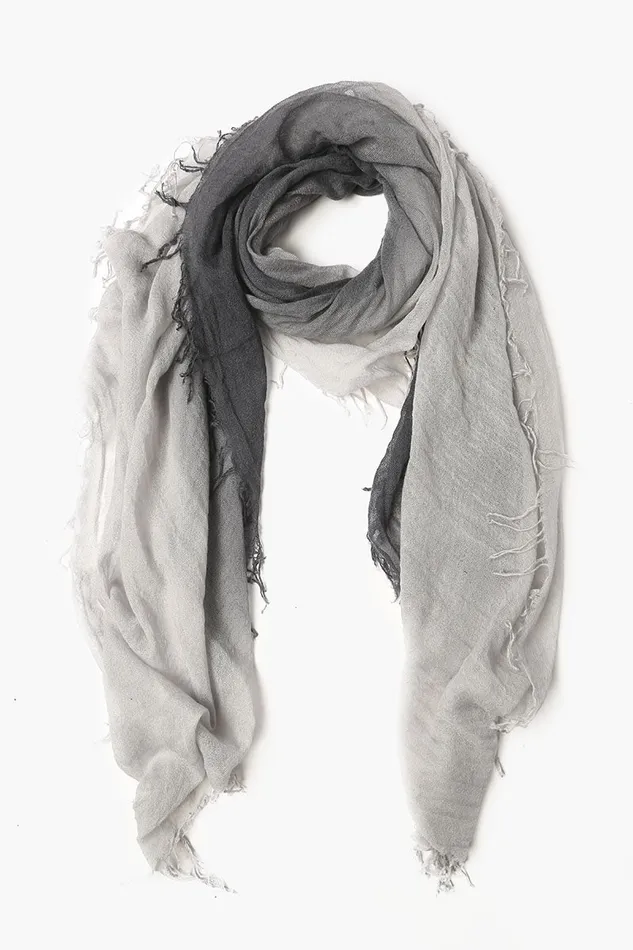 Ebony Harbor Mist Cashmere And Silk Scarf Women Chan Luu Scarves