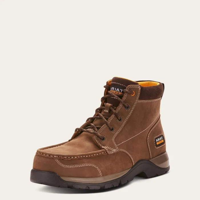 Edge LTE Chukka Composite Toe Work Boot Dark Brown Men Ariat Work Boots