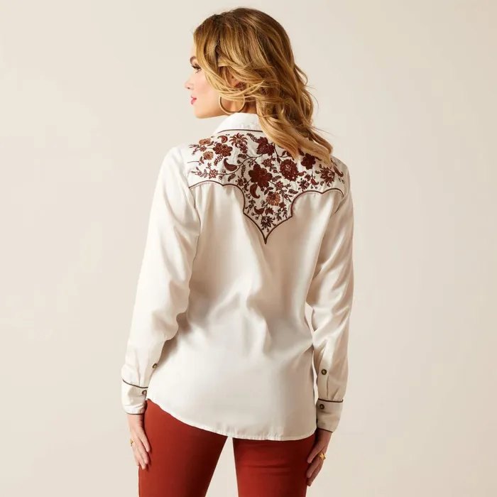 Elsa Shirt Blanc De Blanc Women Ariat TShirts and Tops Elsa Shirt Blanc De Blanc Women Ariat TShirts and Tops