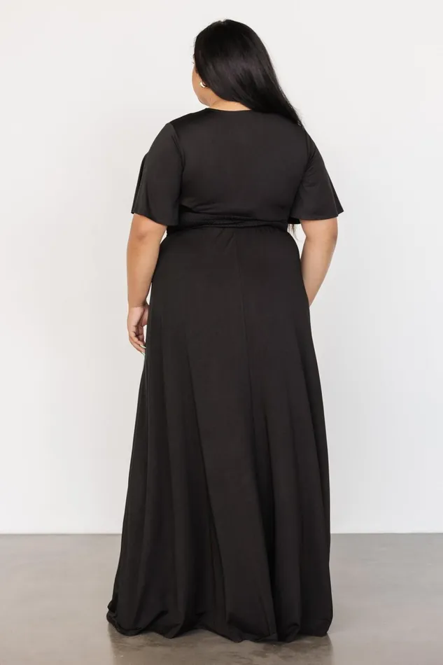 Emberly Maxi Dress Black Women Baltic Born Bump Friendly Emberly Maxi Dress Black Women Baltic Born Bump Friendly