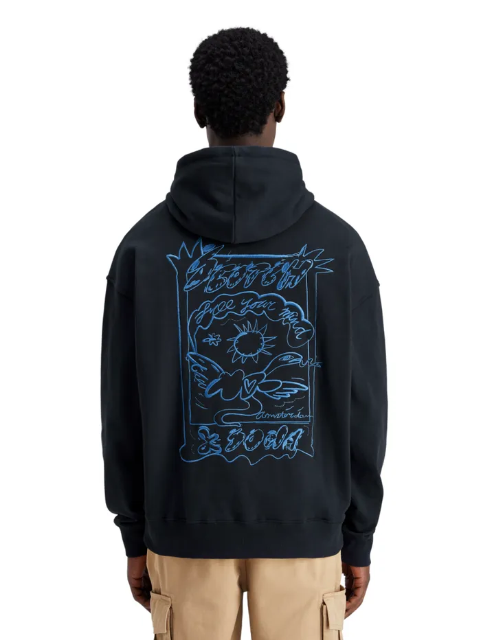 Embroidered Artwork Hoodie Night Men Scotch and Soda Sweatshirts and Hoodies Embroidered Artwork Hoodie Night Men Scotch and Soda Sweatshirts and Hoodies