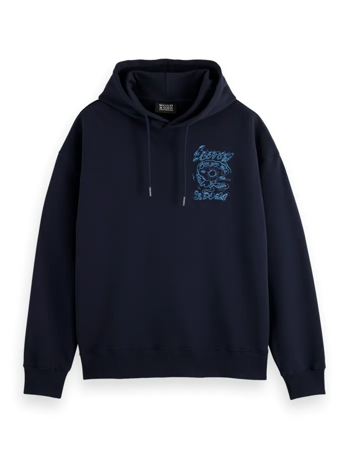 Embroidered Artwork Hoodie Night Men Scotch and Soda Sweatshirts and Hoodies Embroidered Artwork Hoodie Night Men Scotch and Soda Sweatshirts and Hoodies