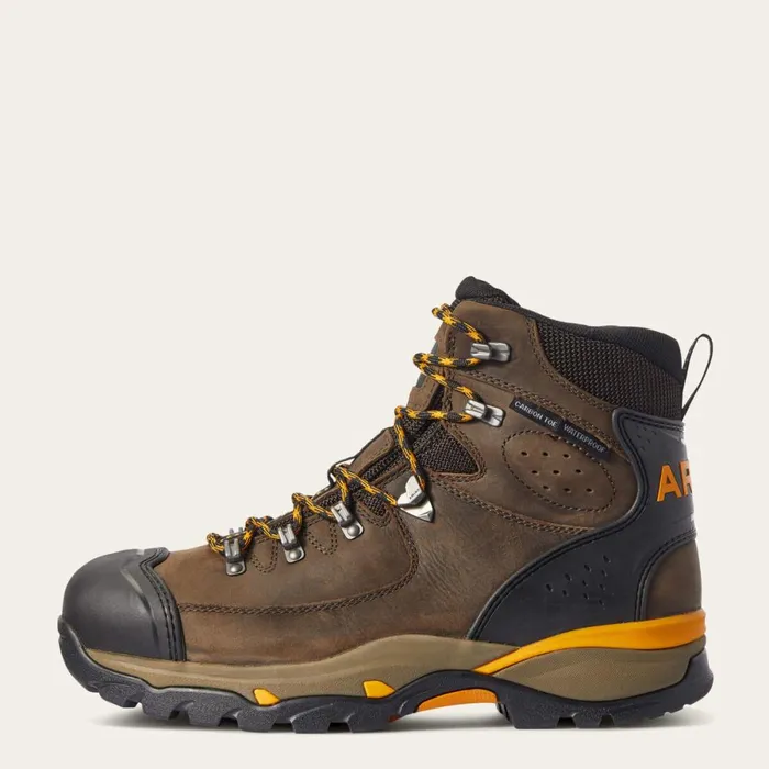 Endeavor 6034 Waterproof Carbon Toe Work Boot Chocolate Brown Men Ariat Work Boots Endeavor 6034 Waterproof Carbon Toe Work Boot Chocolate Brown Men Ariat Work Boots