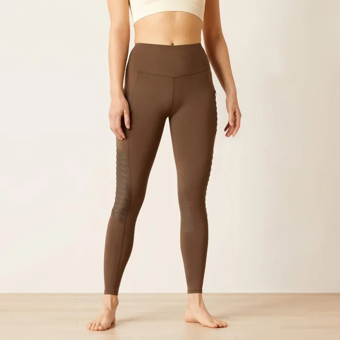 Eos Moto Knee Patch Tight Banyan Bark Women Ariat Pants and Shorts