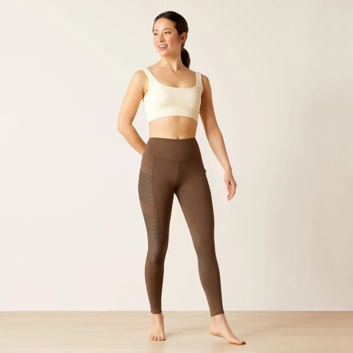 Eos Moto Knee Patch Tight Banyan Bark Women Ariat Pants and Shorts Eos Moto Knee Patch Tight Banyan Bark Women Ariat Pants and Shorts