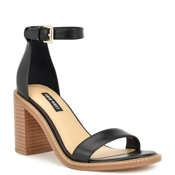 Erla Tailored Sandals Black Women Nine West Sandals Erla Tailored Sandals Black Women Nine West Sandals