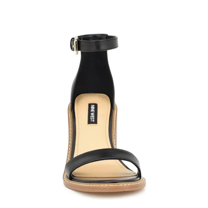 Erla Tailored Sandals Black Women Nine West Sandals Erla Tailored Sandals Black Women Nine West Sandals