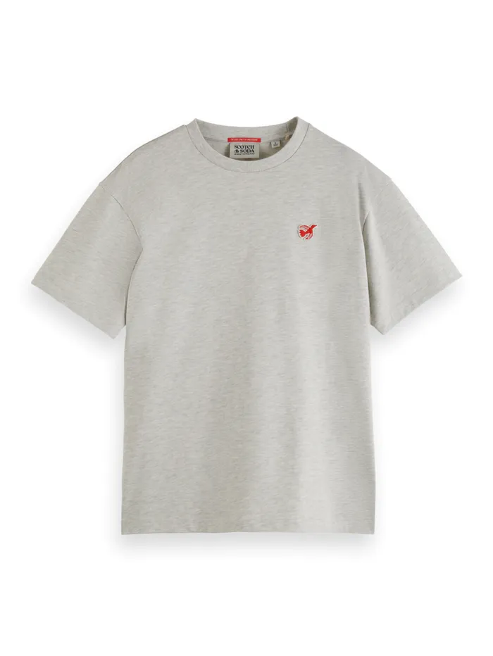 Essential 8211 The Free Spirit Peace Bird Tshirt Oatmeal Melange Men Scotch and Soda TShirts and Polo Shirts Essential 8211 The Free Spirit Peace Bird Tshirt Oatmeal Melange Men Scotch and Soda TShirts and Polo Shirts