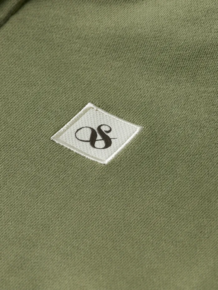 Essential Logo Badge Zipthrough Hoodie Green Ivy Men Scotch and Soda Sweatshirts and Hoodies Essential Logo Badge Zipthrough Hoodie Green Ivy Men Scotch and Soda Sweatshirts and Hoodies