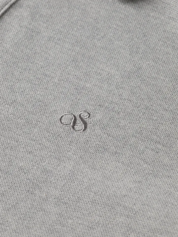 Essential Logo Pique Polo Black Men Scotch and Soda TShirts and Polo Shirts