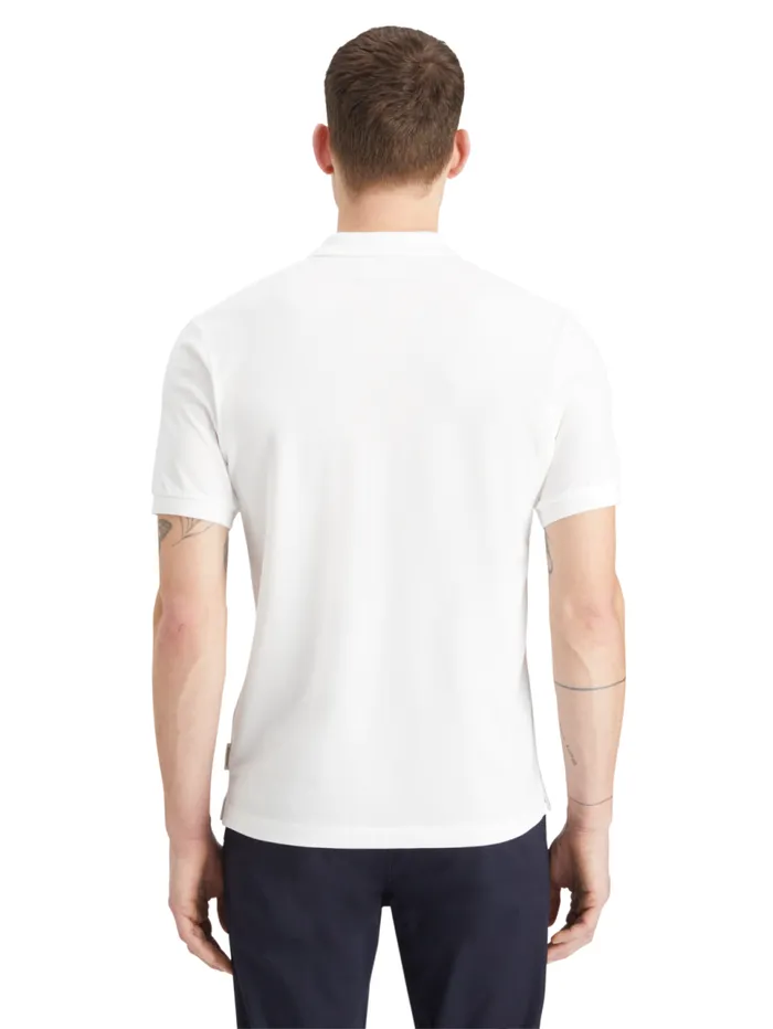 Essential Logo Pique Polo Black Men Scotch and Soda TShirts and Polo Shirts