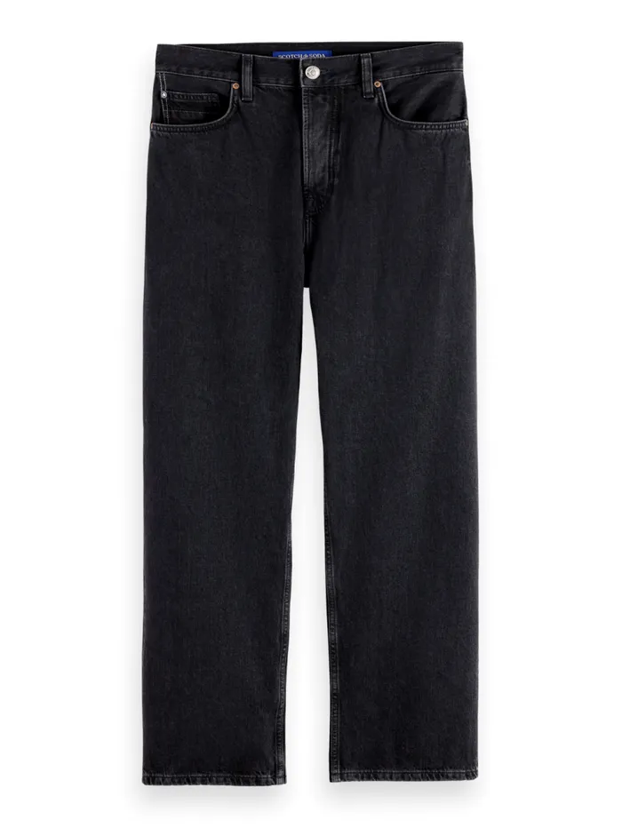 Essential The Pitch Loose Fit Jeans 8211 Black Buzz Black Buzz Men Scotch and Soda Essentials Essential The Pitch Loose Fit Jeans 8211 Black Buzz Black Buzz Men Scotch and Soda Essentials