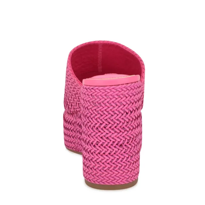 Everie Espadrille Wedge Sandals Pink Women Nine West Sandals Everie Espadrille Wedge Sandals Pink Women Nine West Sandals