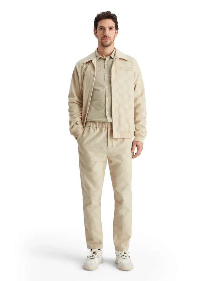 Fave 8211 Checkpatterned Corduroy Jogger Parchment Men Scotch and Soda Pants Fave 8211 Checkpatterned Corduroy Jogger Parchment Men Scotch and Soda Pants