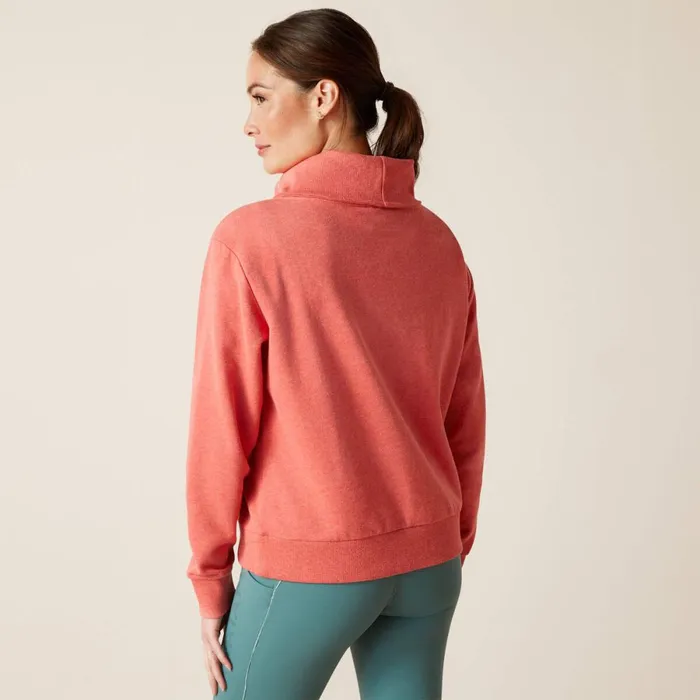 Fern 12 Zip Sweatshirt Heather Baked Apple Women Ariat Sweatshirts and Hoodies Fern 12 Zip Sweatshirt Heather Baked Apple Women Ariat Sweatshirts and Hoodies