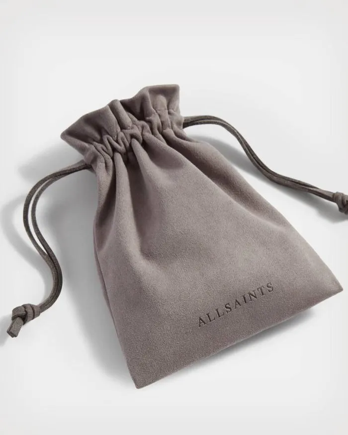 Flat Snake SilverTone Necklace Warm Silver Women AllSaints Accessories