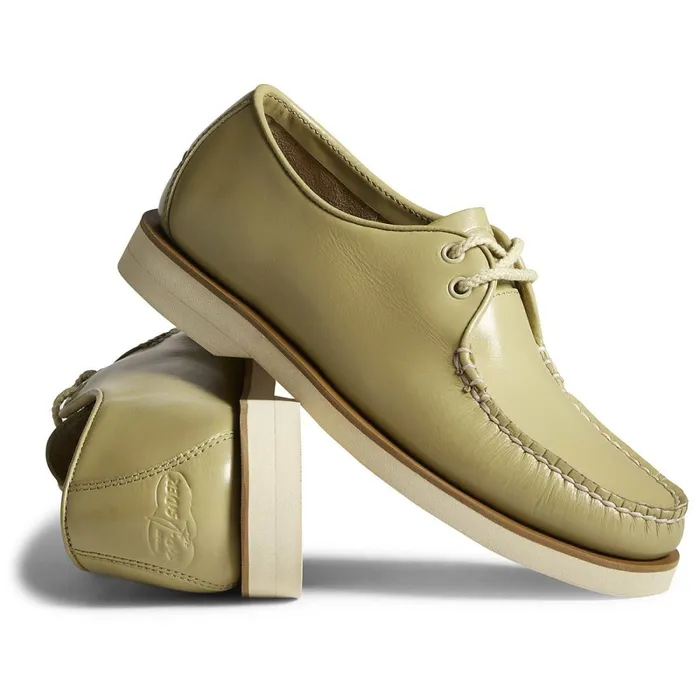 Flats and Loafers WomenMen Sperry Unisex Cloud Captain039s Oxford Smoked Elk