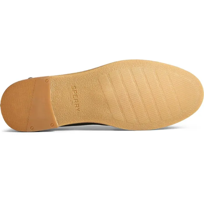 Flats and Loafers Women Sperry Seaport Penny Leather Loafer Black