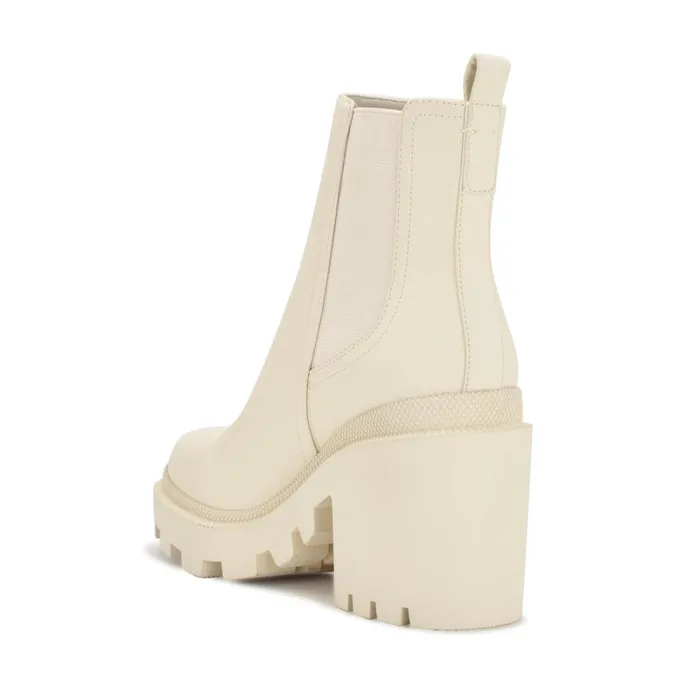 Forme Chelsea Lug Sole Booties Cream Women Nine West Boots and Booties Forme Chelsea Lug Sole Booties Cream Women Nine West Boots and Booties