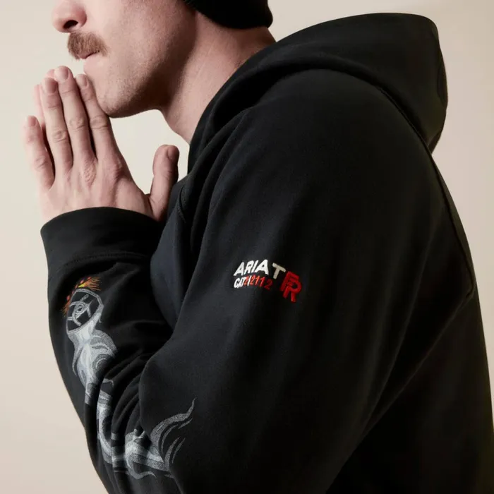 FR DuraStretch Flames Hoodie Black Men Ariat Sweatshirts and Hoodies FR DuraStretch Flames Hoodie Black Men Ariat Sweatshirts and Hoodies
