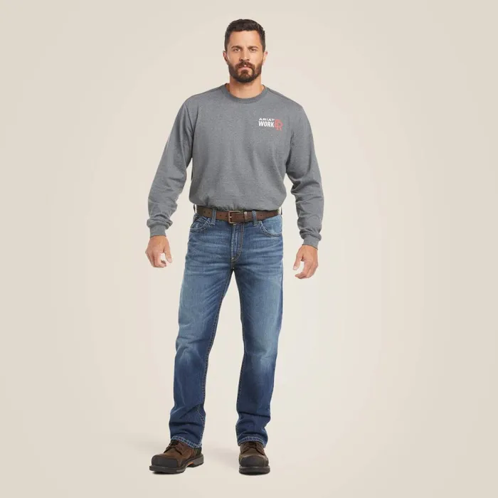 FR M4 Relaxed Basic Boot Cut Jean Alloy Men Ariat Workwear FR M4 Relaxed Basic Boot Cut Jean Alloy Men Ariat Workwear