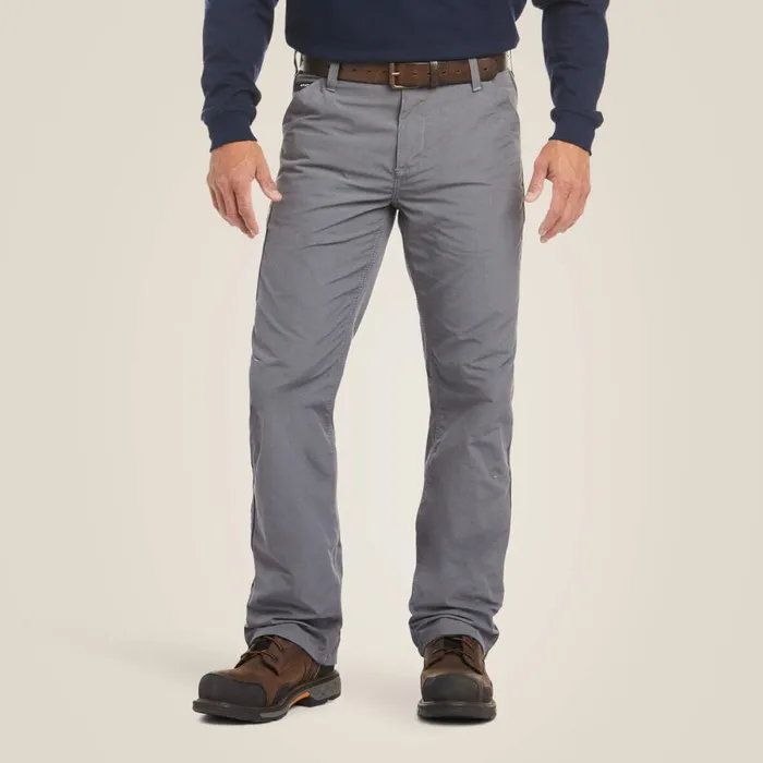 FR M4 Relaxed DuraLight Ripstop Boot Cut Pant Grey Men Ariat Pants and Shorts